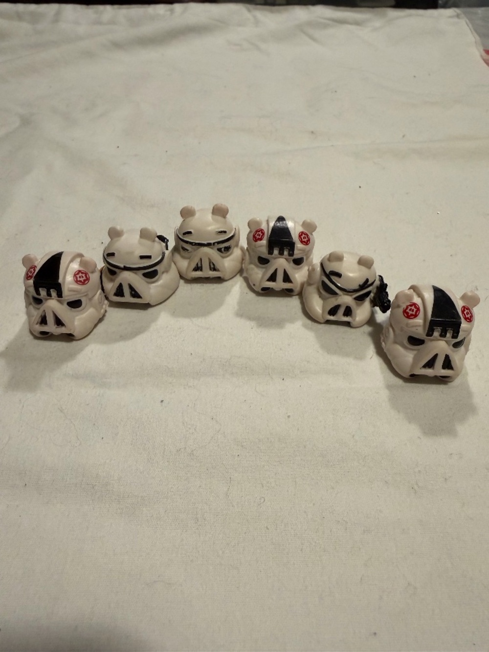 Angry Birds Star Wars Stormtrooper Pig Figures Lot of 6